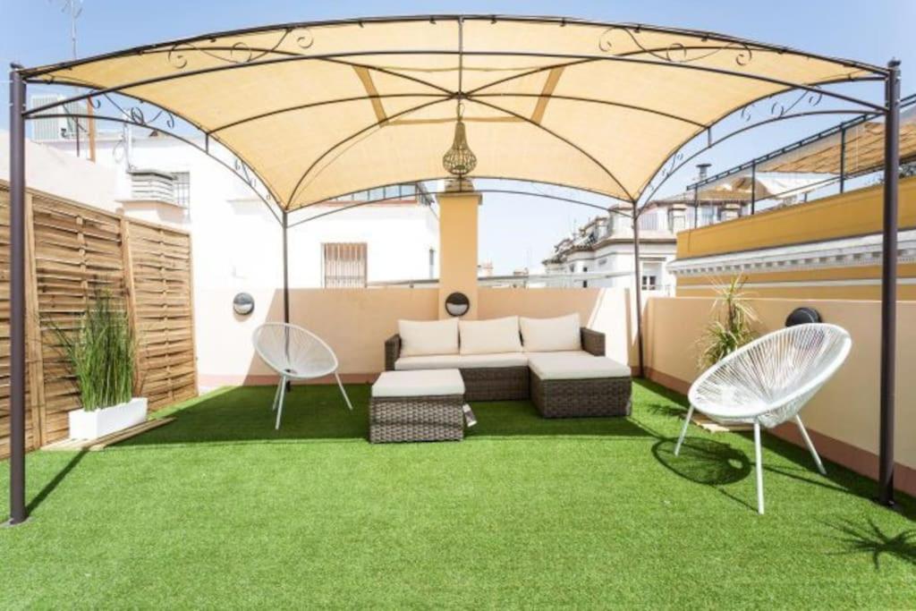 דירות סביליה Esse Atico. Precioso Atico Con Terraza En Pleno Centro מראה חיצוני תמונה
